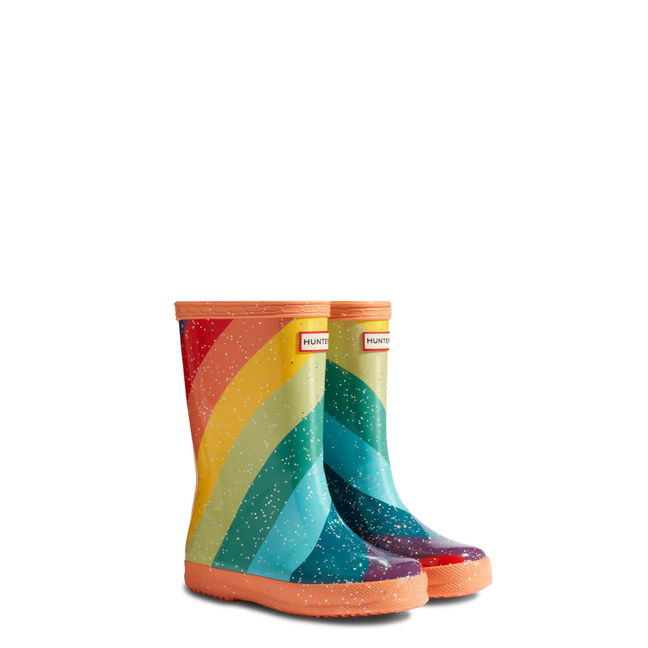 Hunter Kids First Glitter Stripe Rain Boots*Kids TODDLER'S RAIN BOOTS | RAIN BOOTS